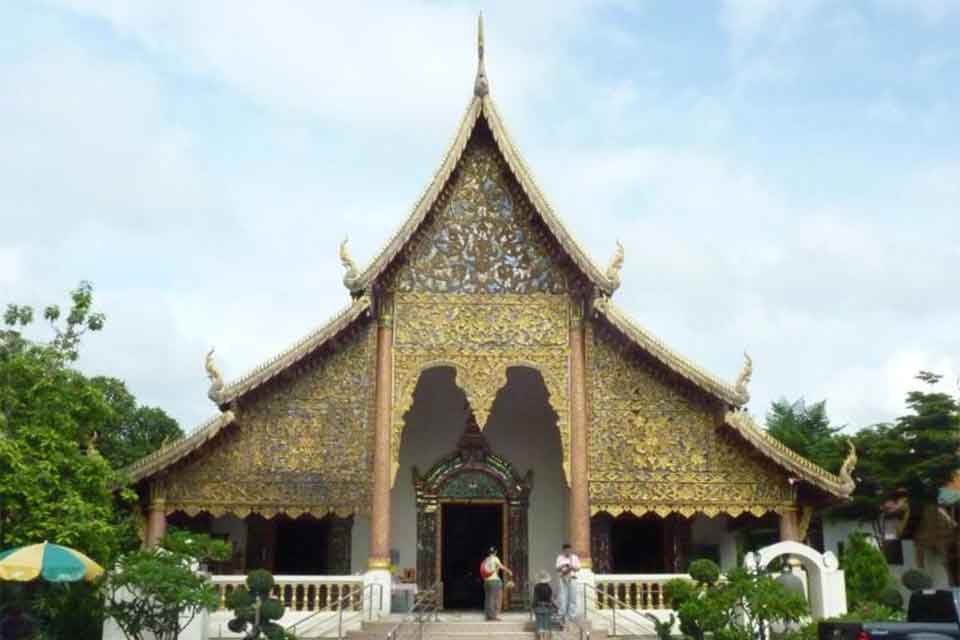 Wat Mahawan, wihan principal de style lanna